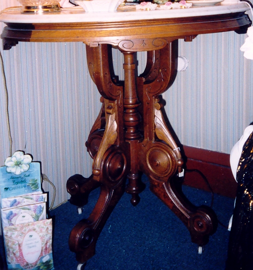 Victorian Oval Center Table