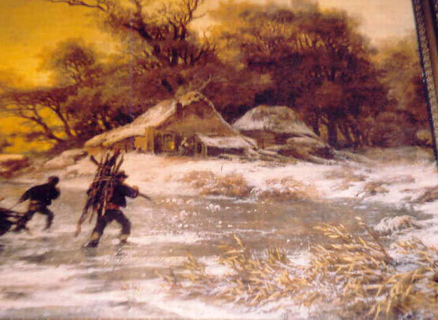 The Fagot Gatherers - Dutch School-19thC