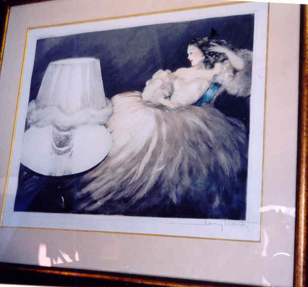 Louis Icart Dry Point etching