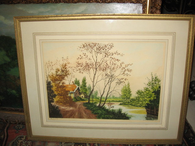 Paul Granville signed Etching