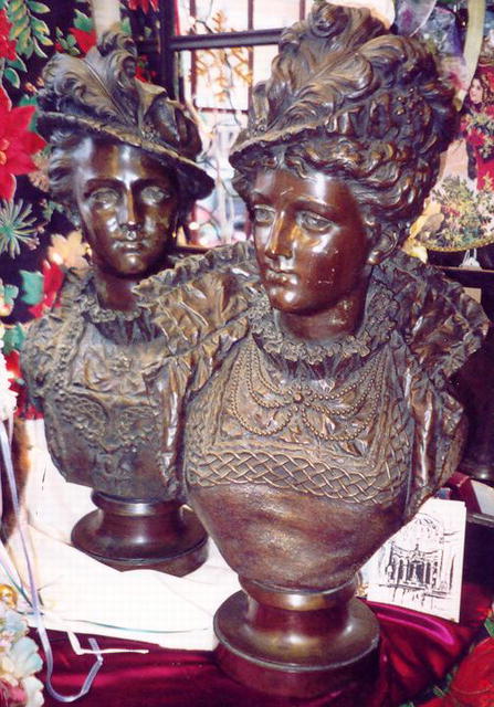 French Bronze Busts by Rancoulet