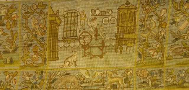 19th Century Needlepoint Border