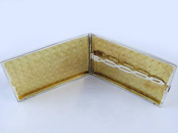 3.7 ounce vintage Art Deco signed Felmore sterling silver cigarette case, smoking, tobacciana, business card case