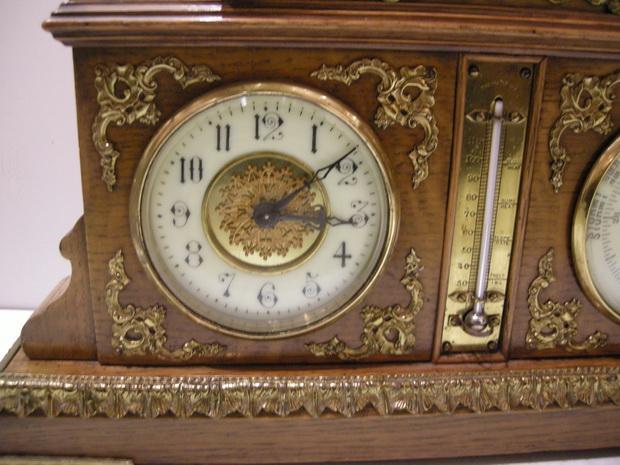 Combination Clock and Barometer