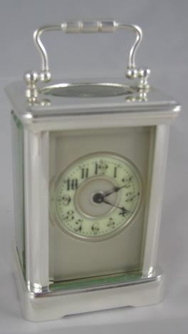 Silver Carriage Clock