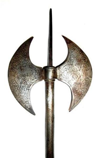 Indopersian axe of the Qajar period