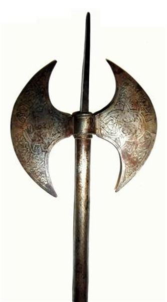 Indopersian axe of the Qajar period