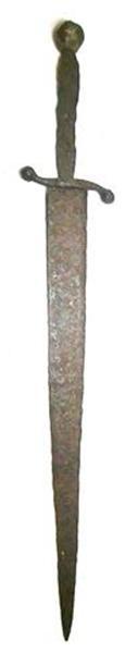 A rare italian medieval hand and half sword first half of XV century