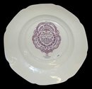 83.5388 12 Pc Bicentennial George Washington Porcelain Memorial Plate Set 1732-1932