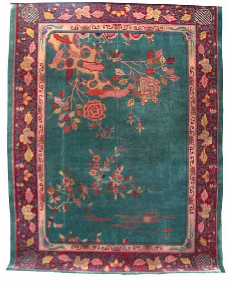 85.4545 1920 Art Deco Rug From China