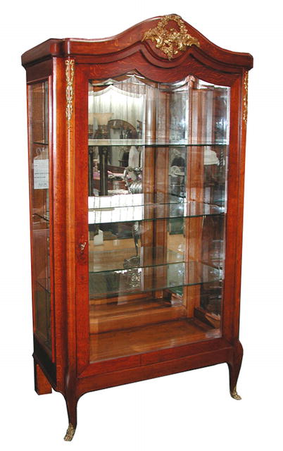 23.5402 French Oak Vitrine c. 1890