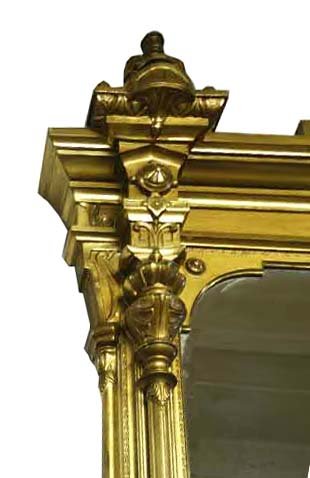 33.5083 American Renaissance Revival Gessoed Gilt Wood Mirror c. 1855