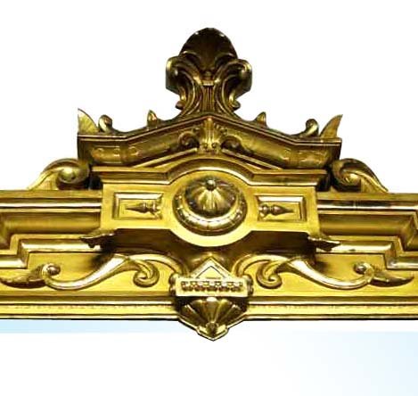 33.5083 American Renaissance Revival Gessoed Gilt Wood Mirror c. 1855