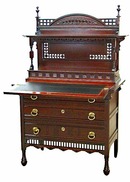 08.4599 Aesthetic Movement Mahogany Writing Desk