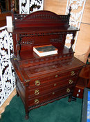 08.4599 Aesthetic Movement Mahogany Writing Desk