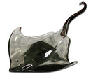 81.4320 Elegant Glass Manta Ray c. 1980