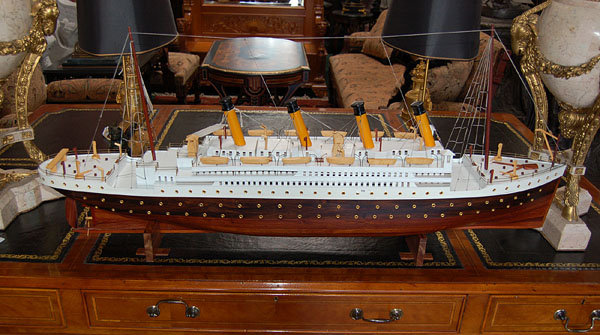 83.5508 Detailed Model of the RMS Titanic c. 1920
