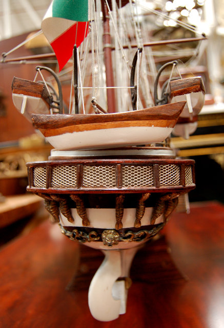 83.5512 19th C. Model of an Italian Galleon