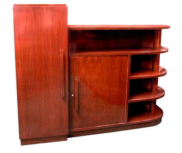 20.1405 Mahogany Art Deco Bookcase c.1930