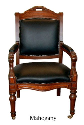30.2425 California State Capital Chairs in Oak or Mahogany