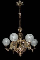 56.5561 Beautiful 6 Light Single Tier Chandelier