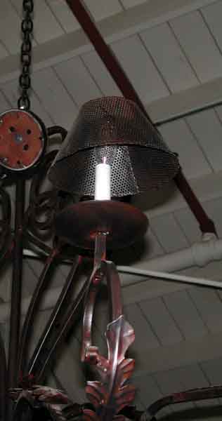 55.5591 Large Cast Iron Chandelier