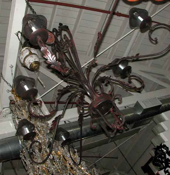 55.5591 Large Cast Iron Chandelier