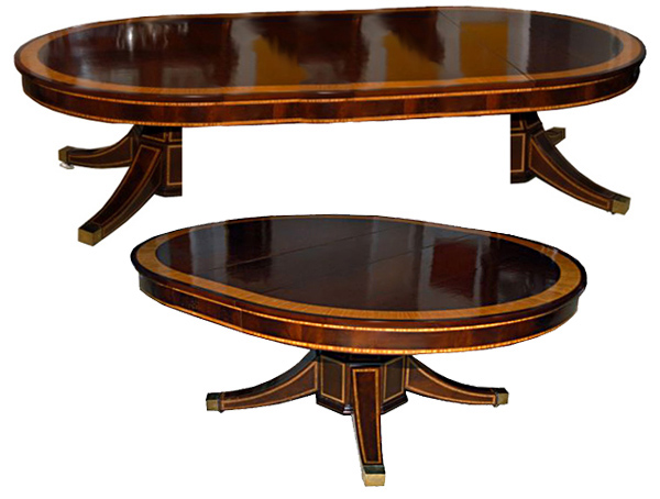 43.5780B 9 Piece Empire Dining Set c. 1910