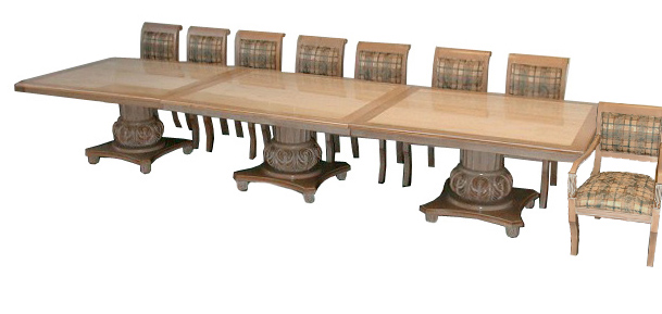 44.5597 Beautiful Large 20th C. Contemporary Custom Made Dining Set