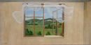 78.5616 Oil on Canvas Window Scene Signed: Gerry High