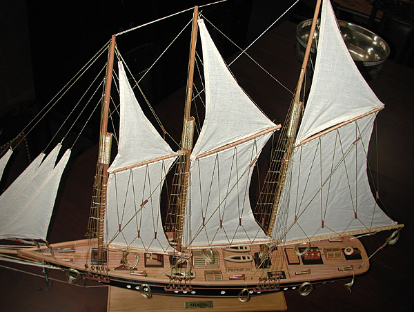 83.3185 Detailed Model of the Historic American Yacht: Atlantic