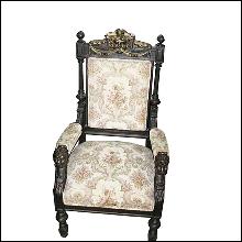 31.7213 19th C. Victorian Swivel Armchair