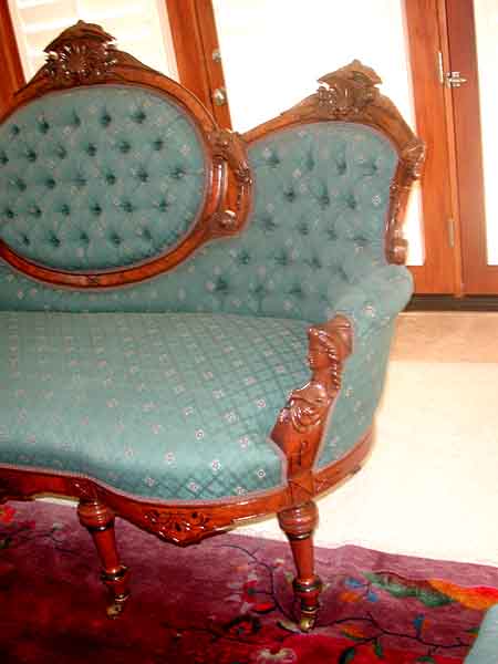 2632 Oversize 5-Pc. Rosewood Parlor Suite by John Jelliff c. 1860
