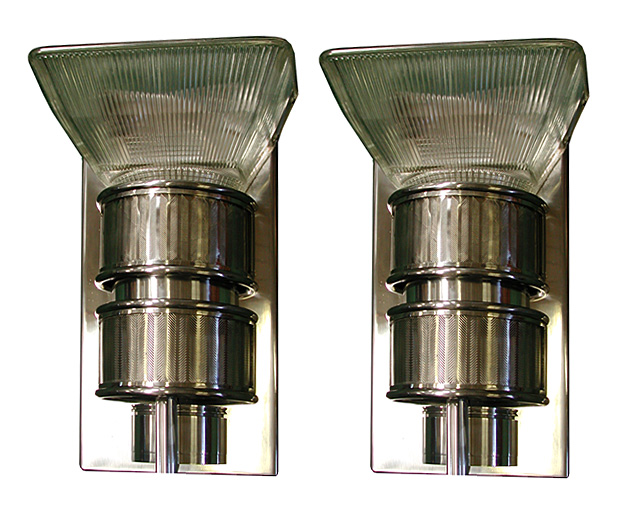59.5787 Pair of Art Deco/Machine Age Sconces
