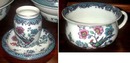 83.5793 American Wash Set with Birds and Floral Patterns.