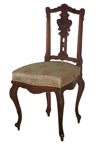 29.5048B Set of Three 19th C. French Rosewood Side Chairs