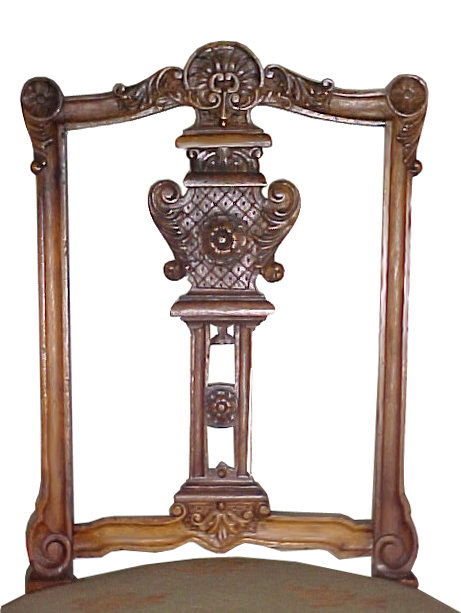 29.5048B Set of Three 19th C. French Rosewood Side Chairs