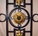 65.5900 Gorgeous Framed Iron Entry Doors c. 1890