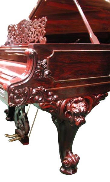 79.5220 Antique Rosewood Knabe Concert Grand Piano