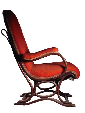 38.2312 Rare Thonet Bentwood Settee & Matching Chair