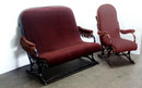 38.2312 Rare Thonet Bentwood Settee & Matching Chair