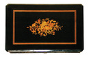 17.9766 Ebonized & Inlaid Table w/Nice Base c. 1870