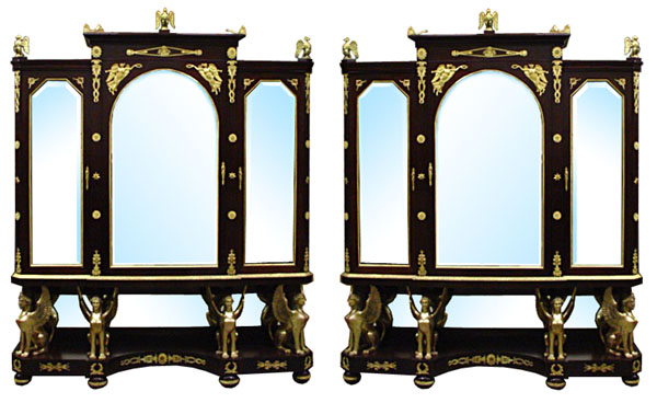 23.5970 Pair of French Empire Vitrines