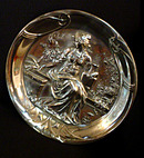 83.6034 Pair of Figural Female Art Nouveau Plaques.
