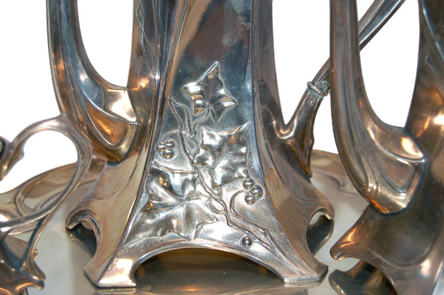 83.5981 WMF Silver Plate Art Nouveau Tea Set