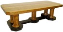 47.6081 19th C. American Quartersawn Oak Conference Table