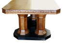 47.6081 19th C. American Quartersawn Oak Conference Table