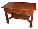 11.4864 Fantastic Oak Mission Desk with 3 Drawers