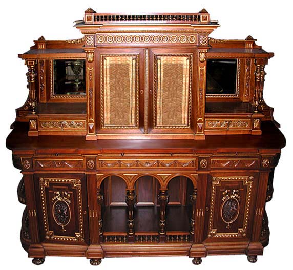 24.6108 American Victorian Sideboard by Herter Brothers