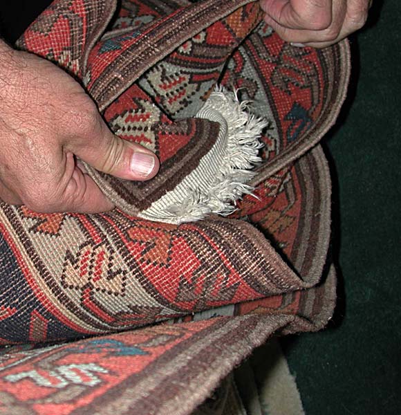 85.2796 Heriz Persian Rug c. 1920
